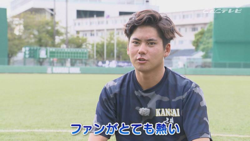 「サンデードラゴンズ」より金丸夢斗投手（関西大）(C)CBCテレビ