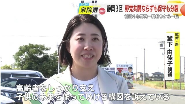 釜下由佳子 候補