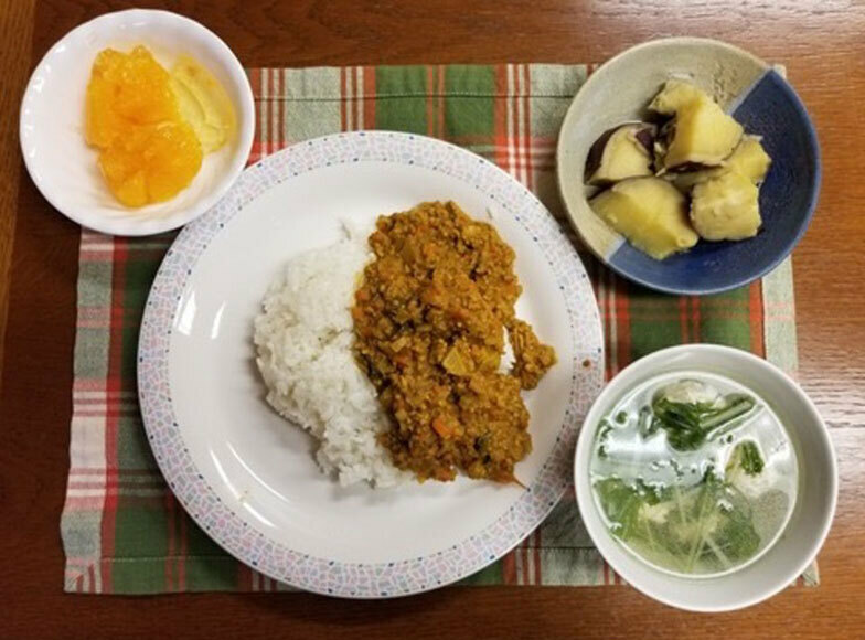 Kさんお手製のキーマカレー。「美味しい」とほかの住人たちからも好評だ（画像提供／コレクティブハウス大泉学園）