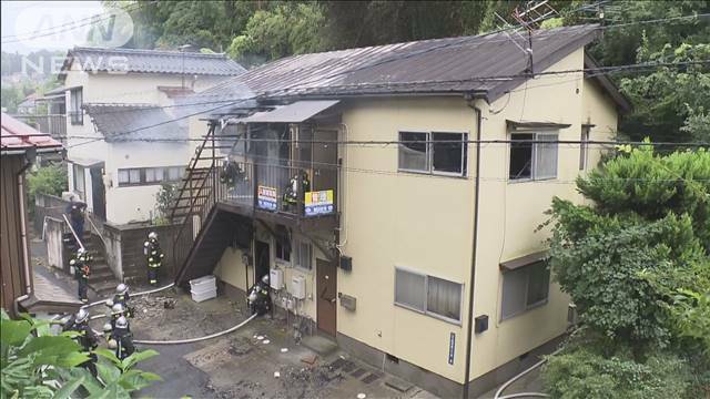 "松江市でアパート火災　火元の部屋から性別不明の遺体　住人男性と連絡取れず"