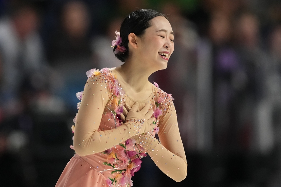 青木祐奈のジャンプを米記者が絶賛した(C)Getty Images