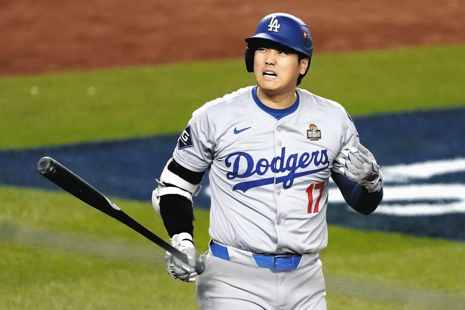 第4打席は三邪飛に倒れた大谷翔平（AP）