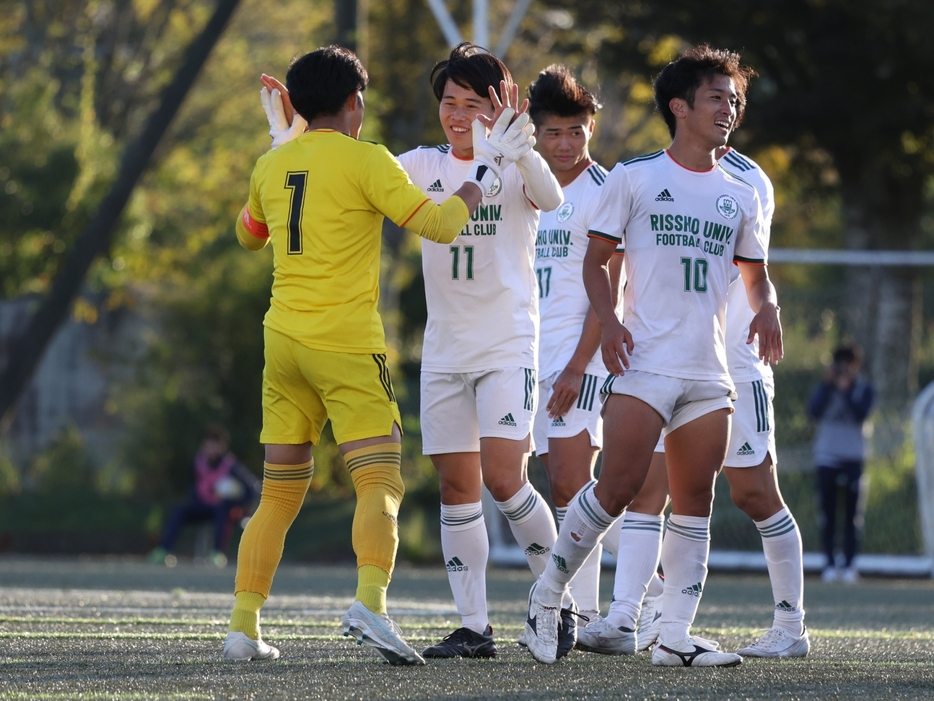 11番のFW多田圭佑(4年=矢板中央高/水戸内定)が今季12点目(Naoki KATO/GEKISAKA)