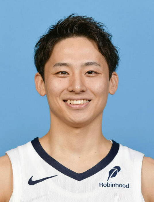 グリズリーズの河村勇輝（NBAE・ゲッティ＝共同）