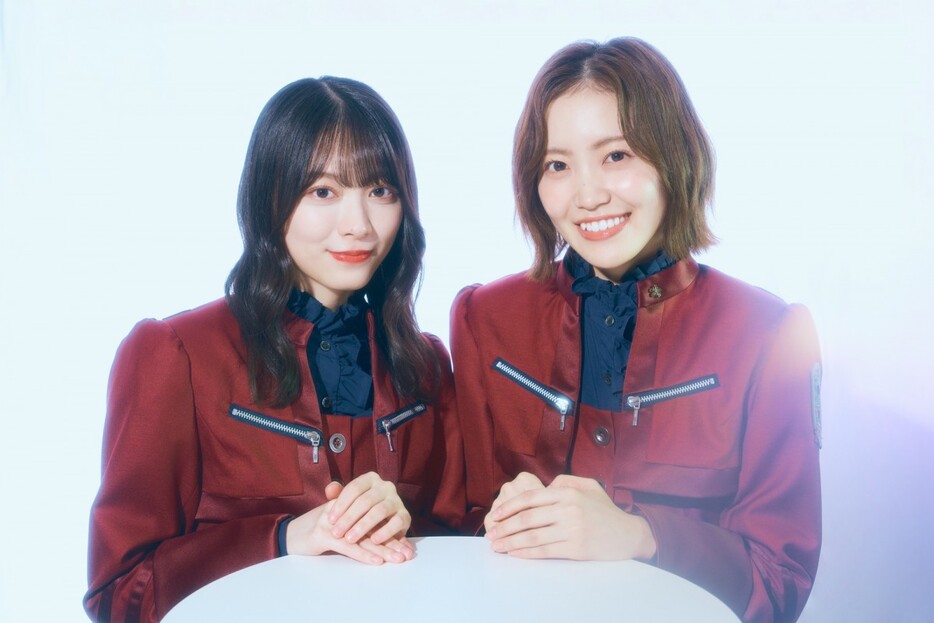 （左から）櫻坂46 森田ひかる＆松田里奈