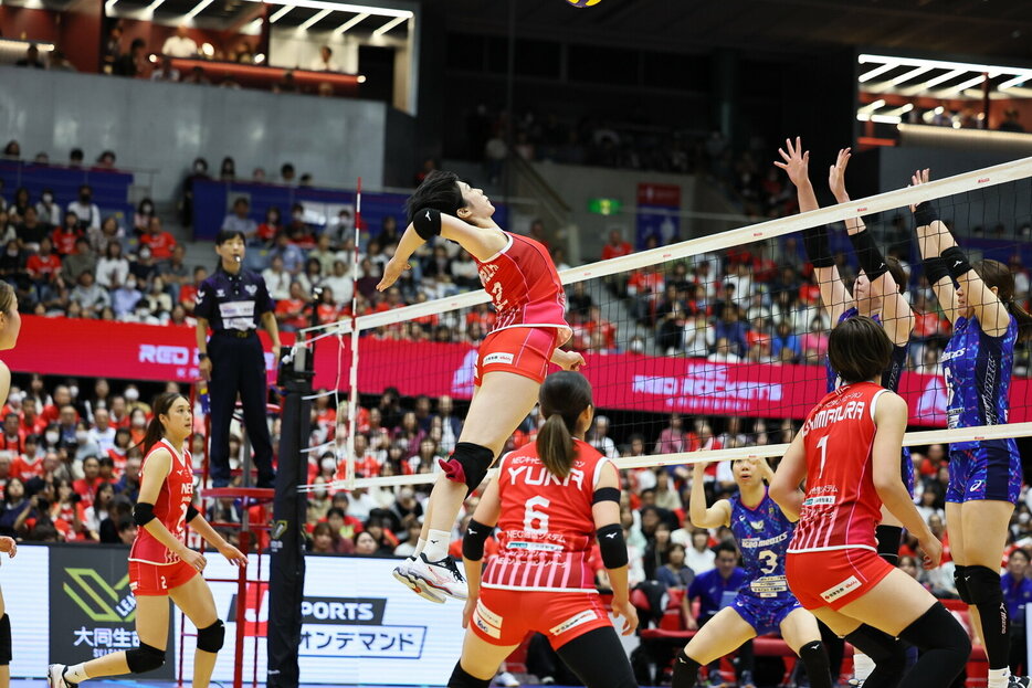 女子開幕戦、NECレッドロケッツ川崎vs.埼玉上尾メディックス