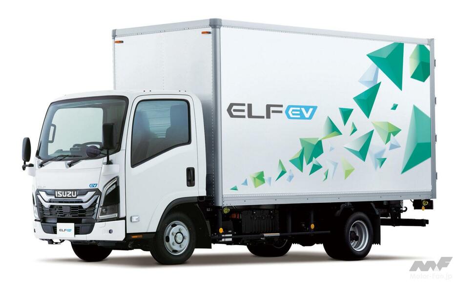 いすゞとして初となる量産バッテリーEVの『ELF EV』