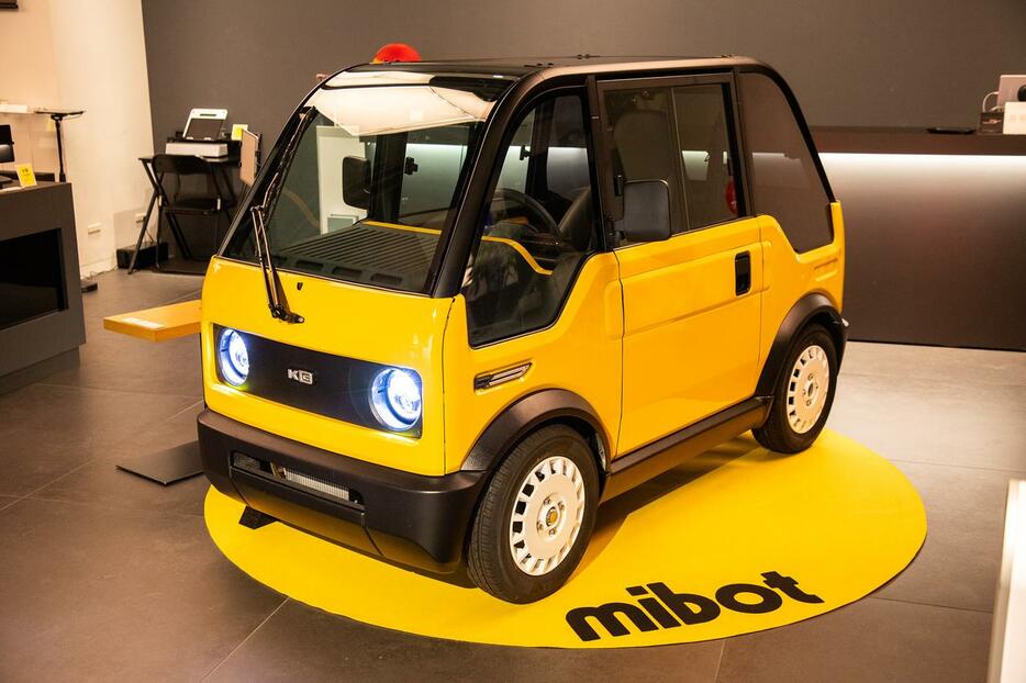 「ミニカー」という日本最小の自動車に分類されるEV「mibot」。