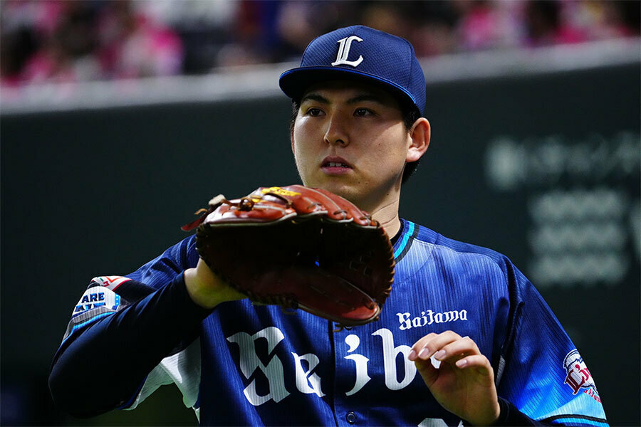 西武・武内夏暉【写真：荒川祐史】