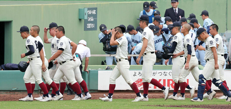 滋賀学園に敗れた大阪桐蔭ナイン