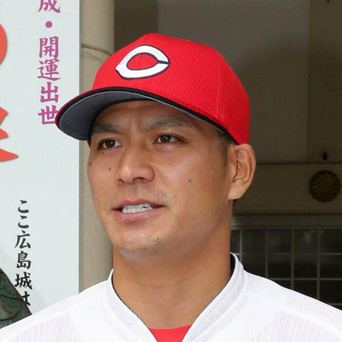 不倫報道があった広島東洋カープの田中広輔選手（写真・共同通信）