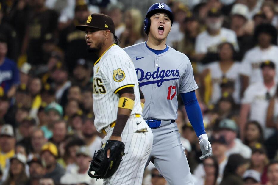 大谷が得点圏18打数15安打と驚異の勝負強さを発揮している(C)Getty Images