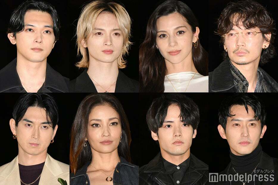 （上段左から）吉沢亮、玉森裕太、中条あやみ、綾野剛（下段左から）松田翔太、黒木メイサ、赤楚衛二、杉野遥亮