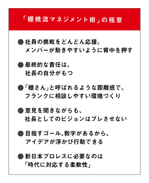 棚橋さん流マネジメント術とは