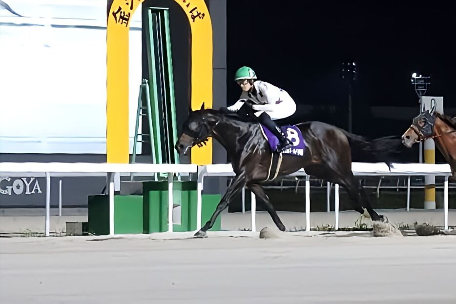 ゴールド争覇・バリチューロと井上瑛太騎手 (C)愛知県競馬組合