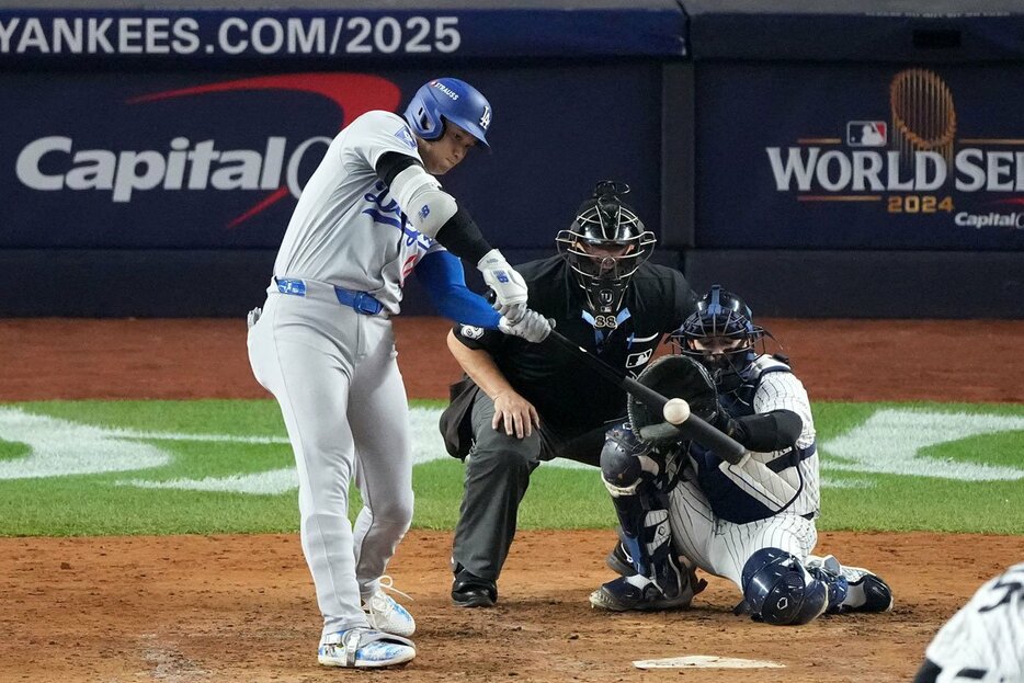 ３試合ぶりの安打を放った大谷（ロイター＝USA TODAY Sports）