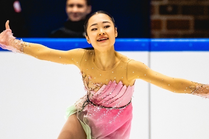 ジュニアカテゴリーでは敵なしの島田。シニア顔負けの才能にISUが惚れ込んでいる。 (C)Getty Images