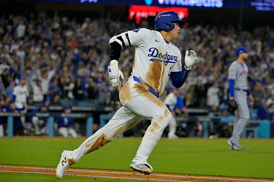 メッツ戦に出場したドジャース・大谷翔平【写真：ロイター】