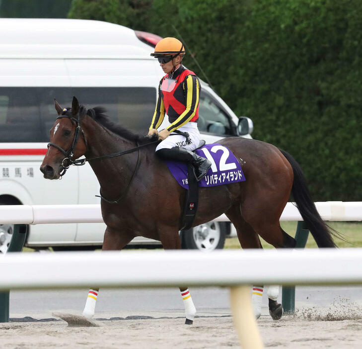 1番人気も13着に敗れたリバティアイランドと川田騎手（撮影・丹羽敏通）