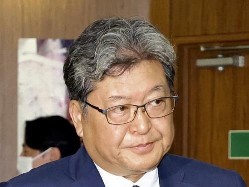 萩生田元政調会長（７日、自民党本部で）＝高橋美帆撮影