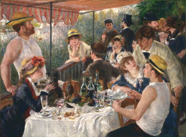 ピエール＝オーギュスト・ルノワール 《Luncheon of the Boating Party》 1881年　油彩・カンヴァス　フィリップス・コレクション