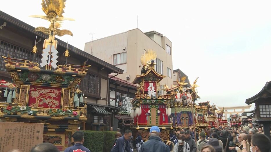 「秋の高山祭」2日目 岐阜県高山市