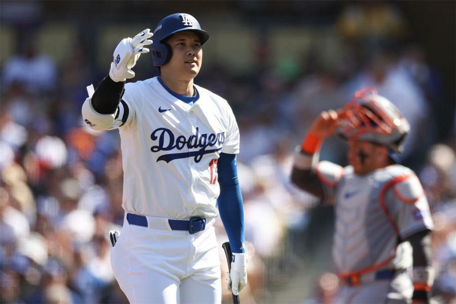 メッツ戦に出場したドジャース・大谷翔平【写真：Getty Images】