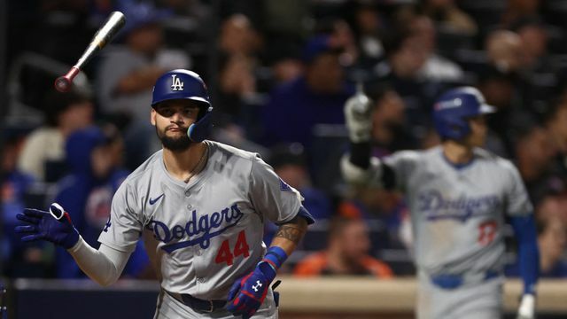 2打席連続HRを放ったドジャースのアンディ・パヘス選手【写真：USA TODAY Sports/ロイター/アフロ】