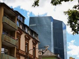 The headquarters of the European Central Bank.