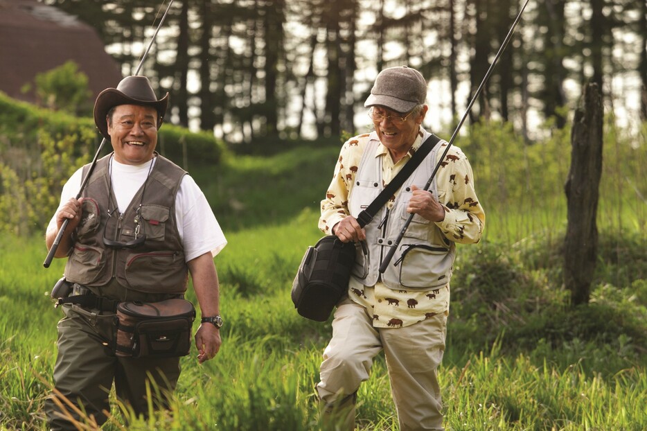 『釣りバカ日誌20 ファイナル』西田敏行さんと三國連太郎さん - (C)2009松竹株式会社