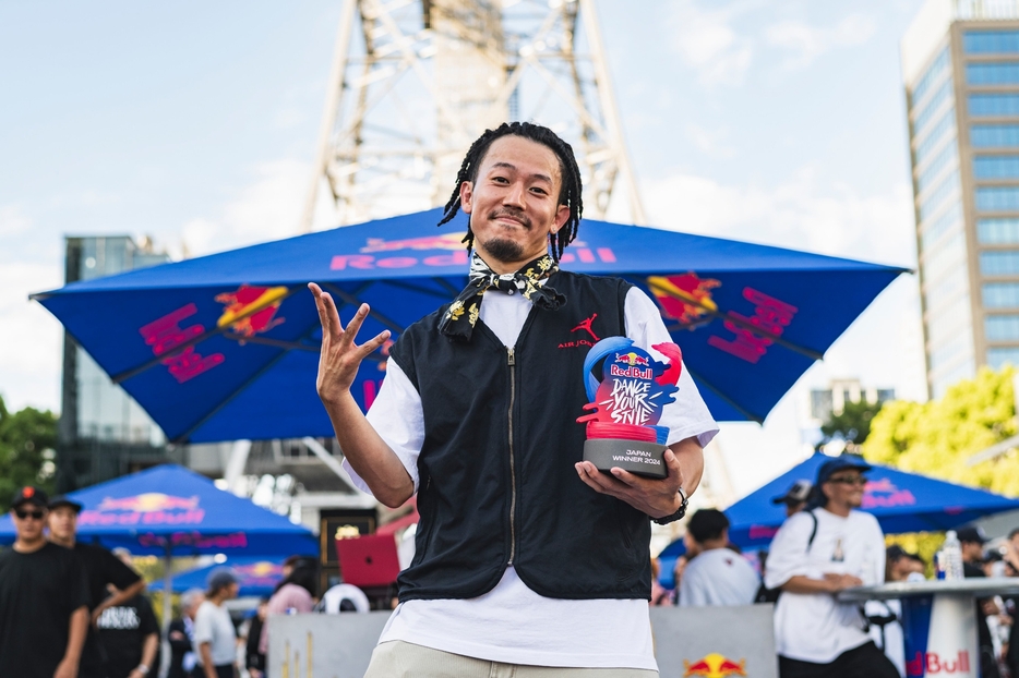 優勝したKAZUfreak Photo: ©︎Suguru Saito / Red Bull Content Pool