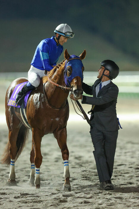 南部杯・レモンポップと坂井瑠星騎手 (C)岩手県競馬組合