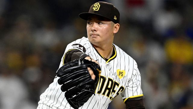 初登板の松井裕樹投手（写真:USA TODAY Sports/ロイター/アフロ）