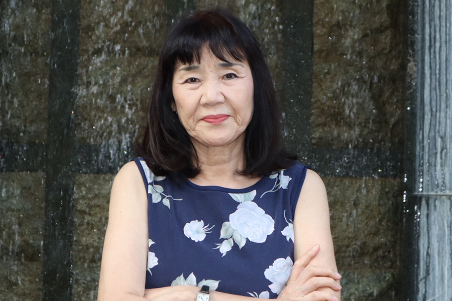 日本代表時代を語る白井貴子さん【写真：ENCOUNT編集部】