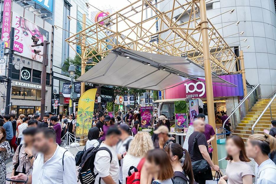 イベントが開催されたSHIBUYA109渋谷店の店頭スペース