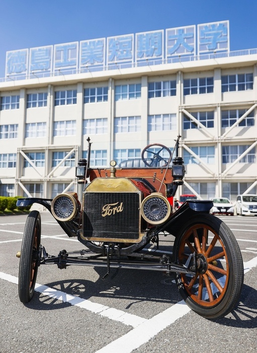 ふるさと納税の返礼品として、乗車体験ができる「T型フォード」。2024年9月