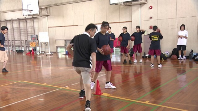 地域クラブの指導風景