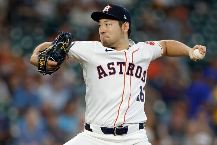 今季途中からアストロズに加入した菊池。 (C)Getty Images