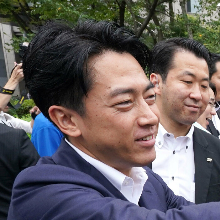 総裁選で3位だった小泉選対本部長