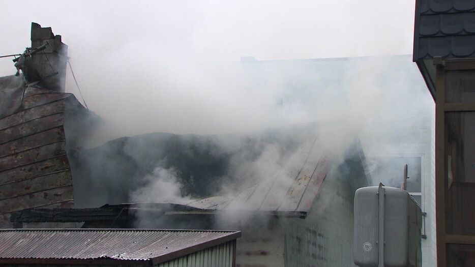 放火された空き家（札幌市）