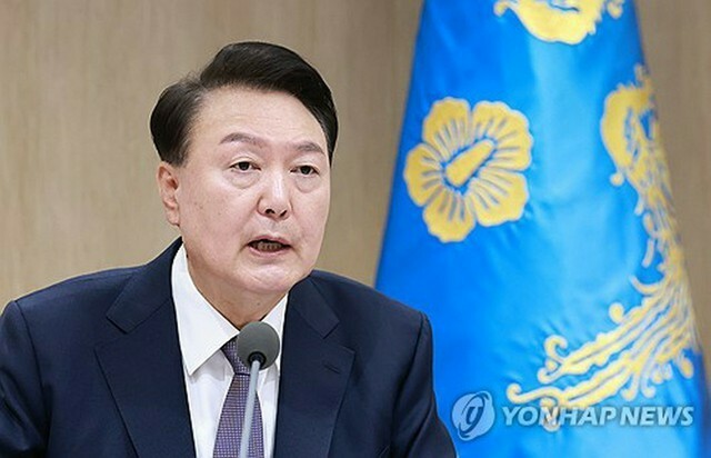 尹大統領（大統領室提供）＝（聯合ニュース）≪転載・転用禁止≫