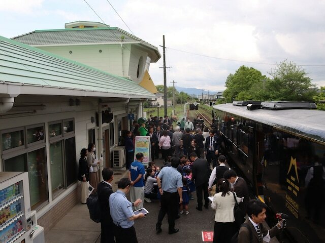 「かんぱち」田主丸駅でのおもてなし