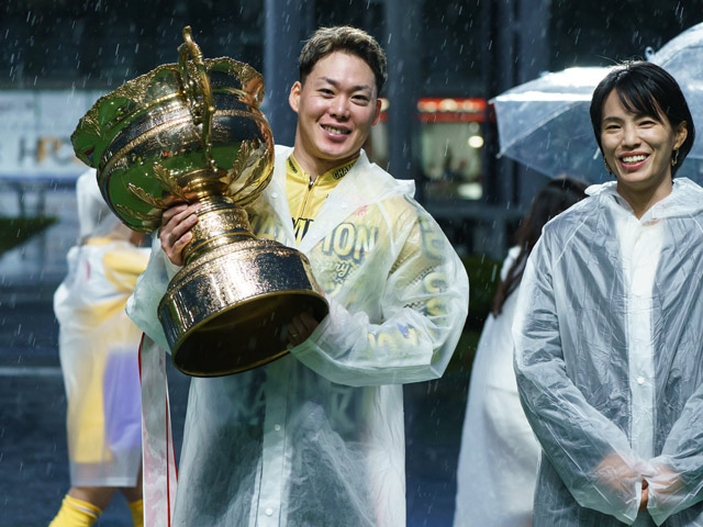 ゴールドカップレースで優勝した犬伏湧也(提供：チャリ・ロト)