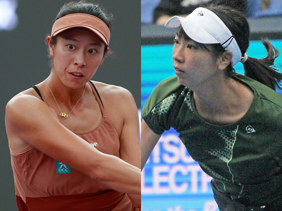 （左から）柴原瑛菜と伊藤あおい[画像:ゲッティイメージズ/tennis365.net]