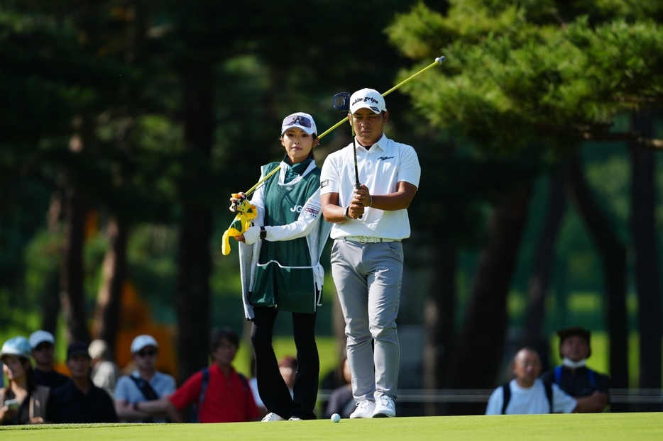 最終日、首位タイでスタートした池村。この日はこれまでのゴルフとは打って変わって8オーバーと崩し、トータル5オーバーで8位タイに終わった