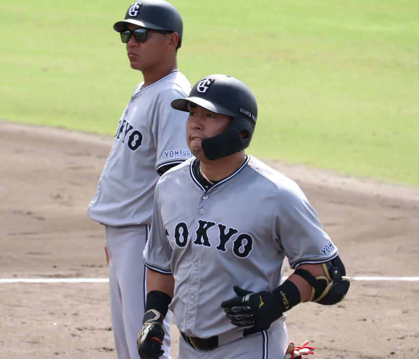 みやざきフェニックス・リーグの斗山戦で遊ゴロに倒れる浅野（撮影・為田聡史）