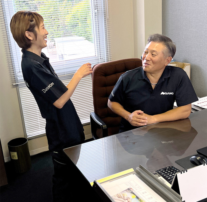 「彼女なくしてダスポンの飛躍なし」と言い切る中野さん。