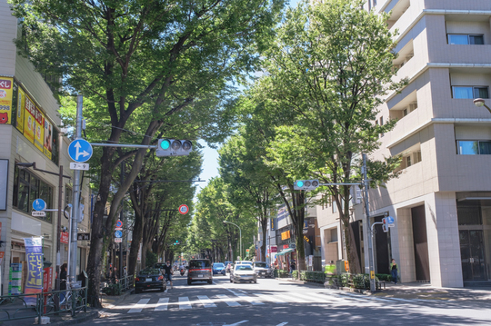 ［写真2］阿佐ヶ谷駅南口前の街並み 出所：PIXTA