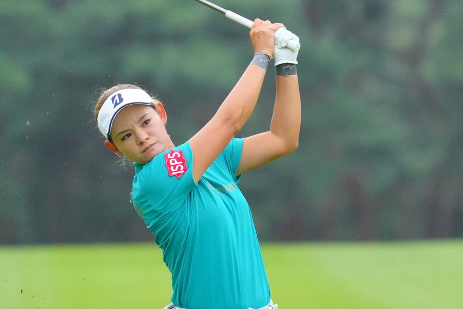 プロ未勝利の森井あやめが単独首位スタート（Yoshimasa Nakano/Getty Images）