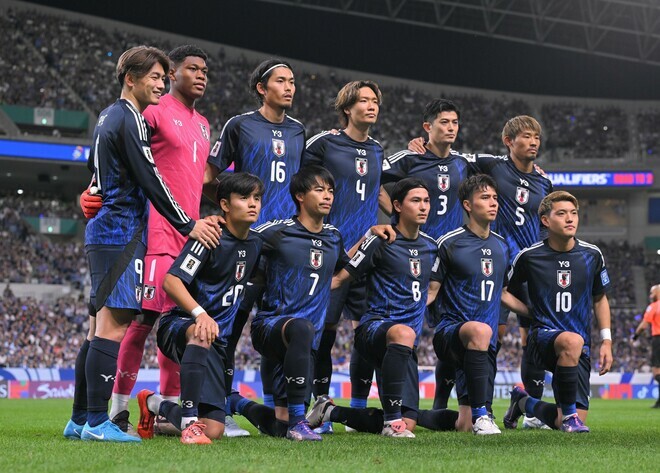 10月は１勝１分けだった森保ジャパン。写真：金子拓弥（サッカーダイジェスト写真部）